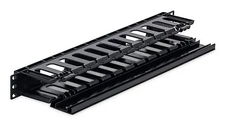 TRITON 19" vyvazovací panel 1U plastový, černý