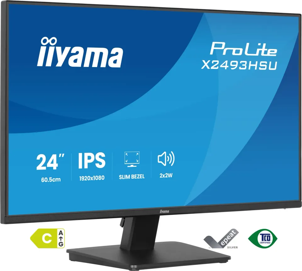 iiyama ProLite/X2493HSU-B1/23,8"/IPS/FHD/120Hz/1ms/Černá/3R