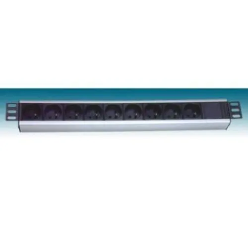 PŘEPĚŤOVÁ OCHRANA pro rozvaděč 19" 1U napájecí panel 8x220V-2m kabel