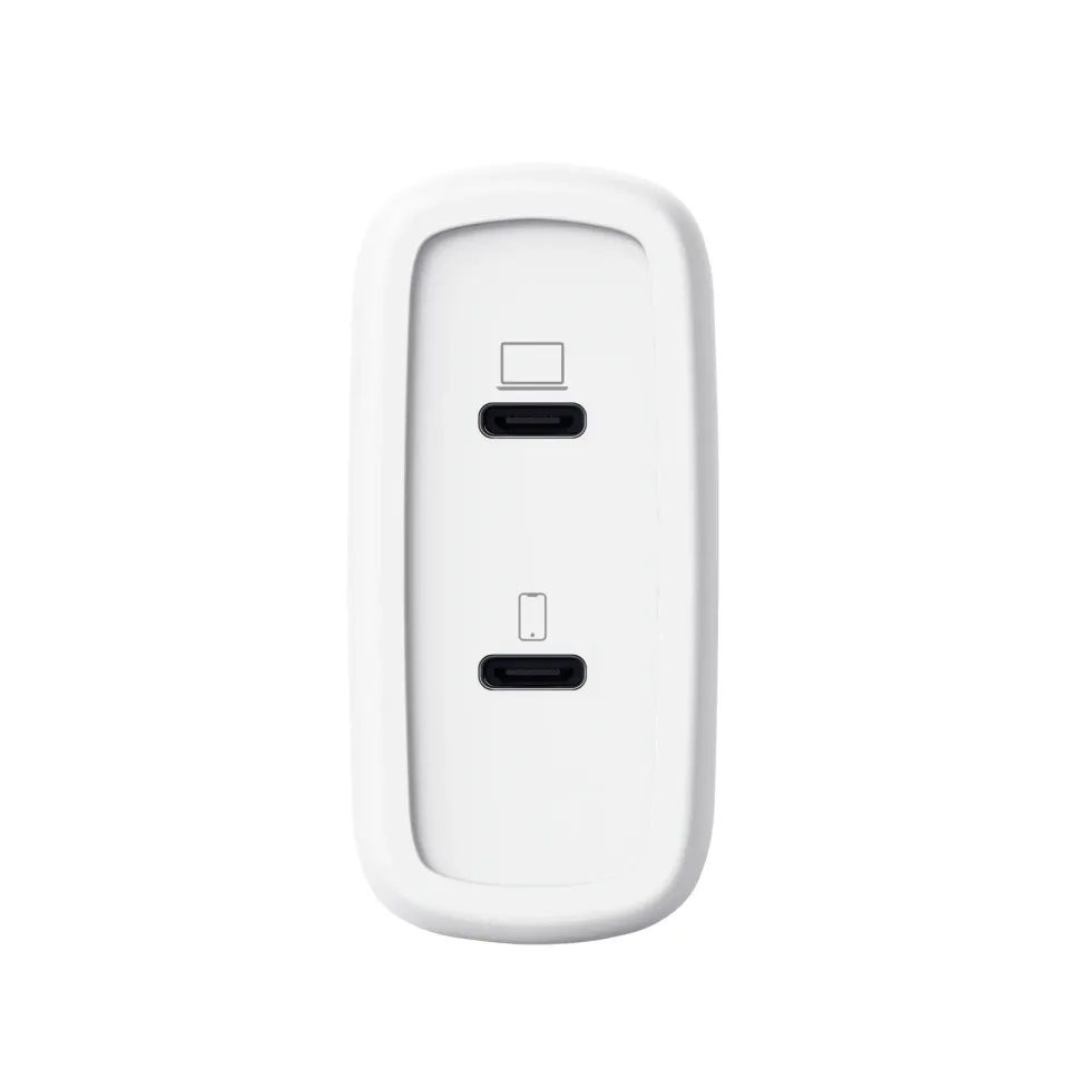 TRUST GaN Nabíječka MAXO 65W 2-Port, USB-C, bílá