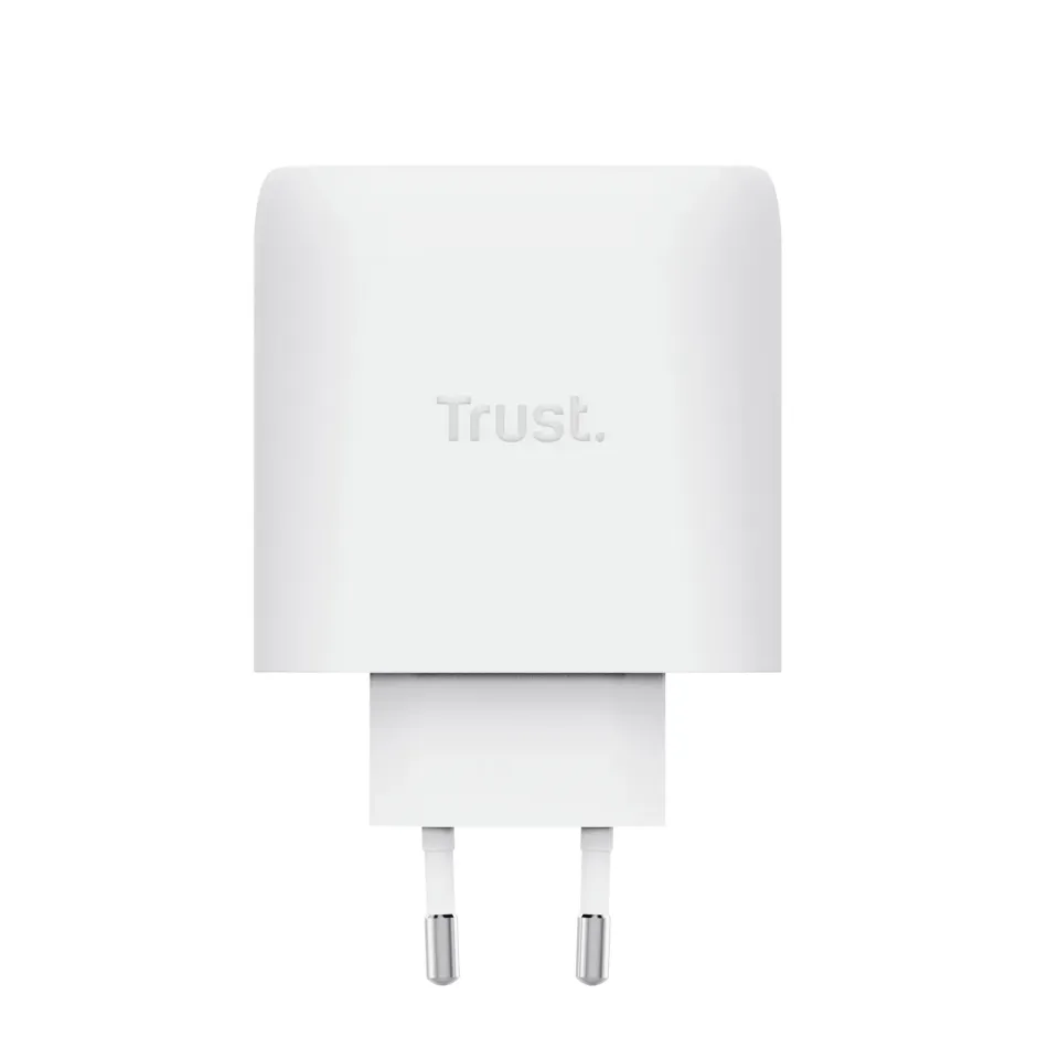 TRUST GaN Nabíječka MAXO 65W 2-Port, USB-C, bílá