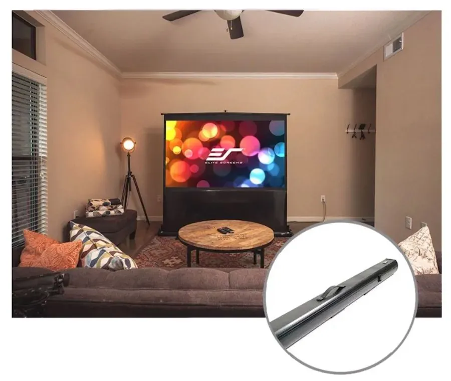 ELITE SCREENS plátno teleskopické od podlahy vzhůru 60" (152,4cm)/ 4:3/ 91,4×121,9cm/ gain 1.1/ case černý