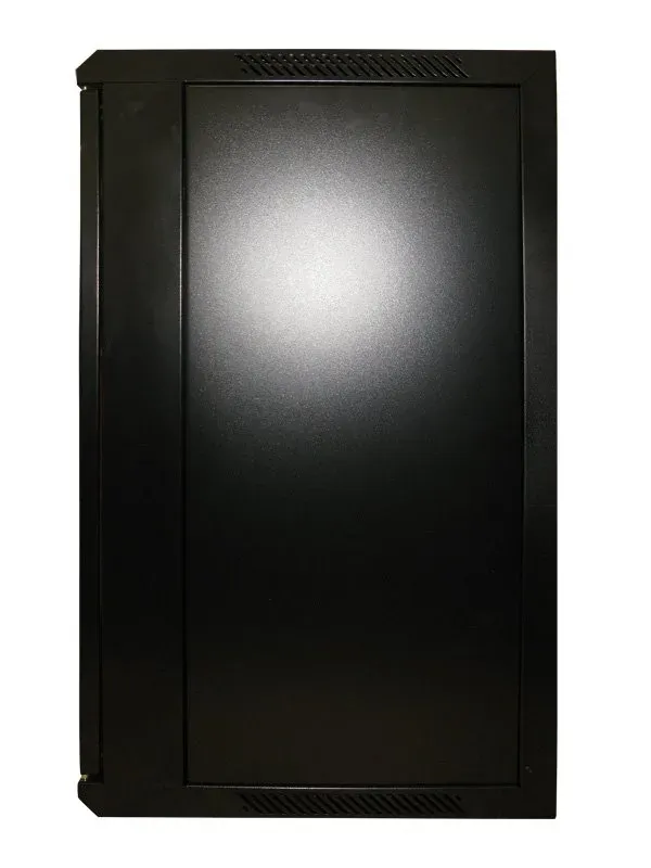 XtendLan 15U/600x450, na zeď, jednodílný, plné dveře, úprava proti vykradení (WS-15U-64-FS-BLACK-P)