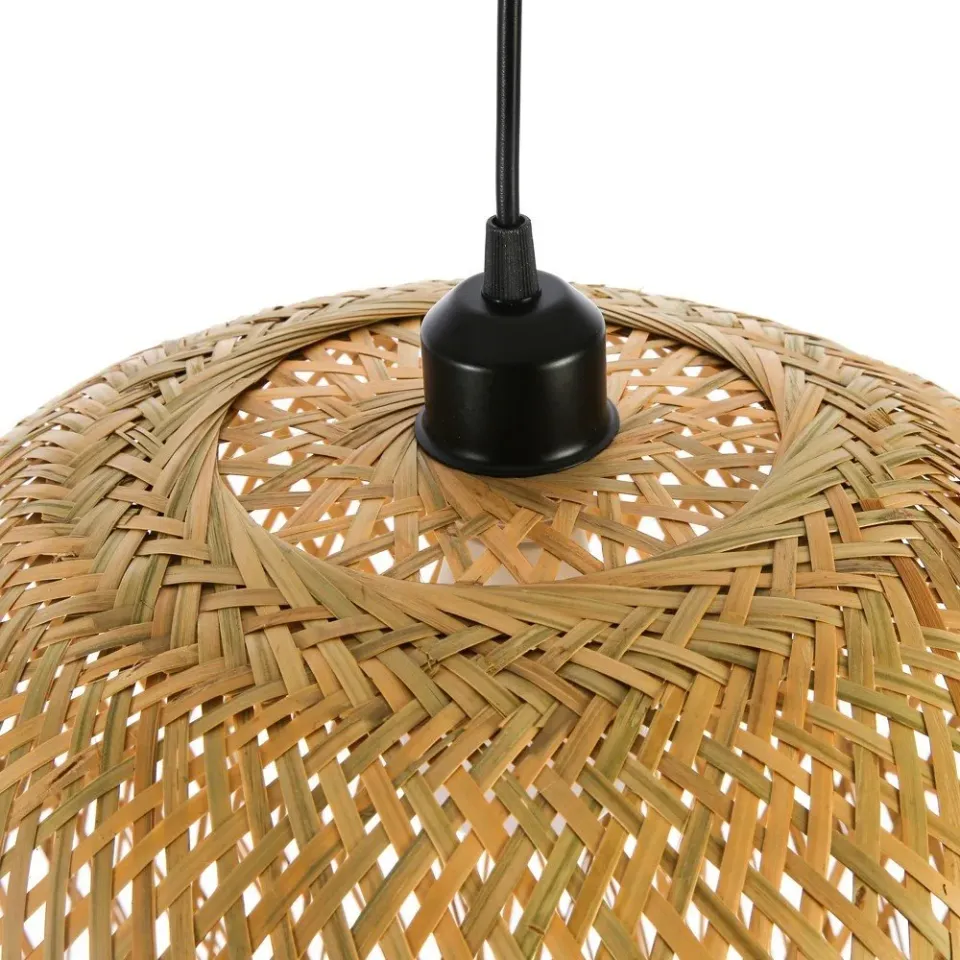 IMMAX BOHO HILO designové závěsné svítidlo, D45cm, E27, bambus