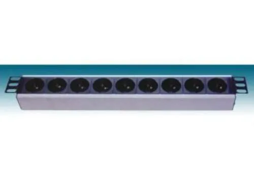 NAPÁJECÍ PANEL pro rozvaděč 19" 1.5U napájecí panel 9x220V-2m kabel