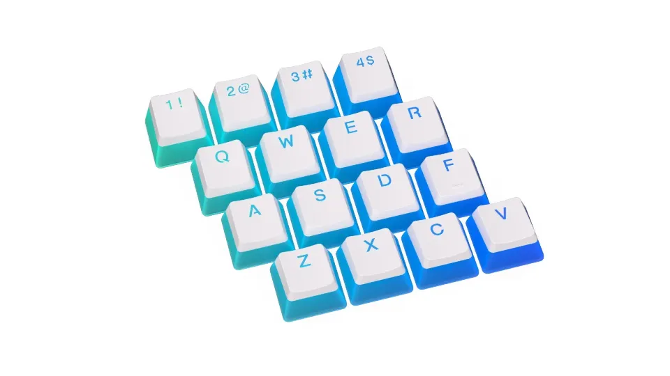 Endorfy set kláves PBT Pudding/104ks/bílá
