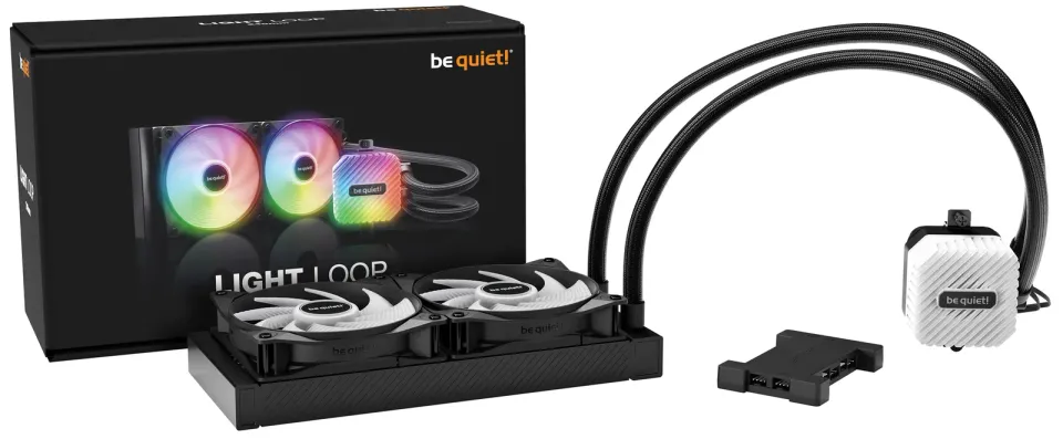 Be quiet! Light Loop vodní chladič CPU ARGB 240mm / 2x120mm / Intel i AMD
