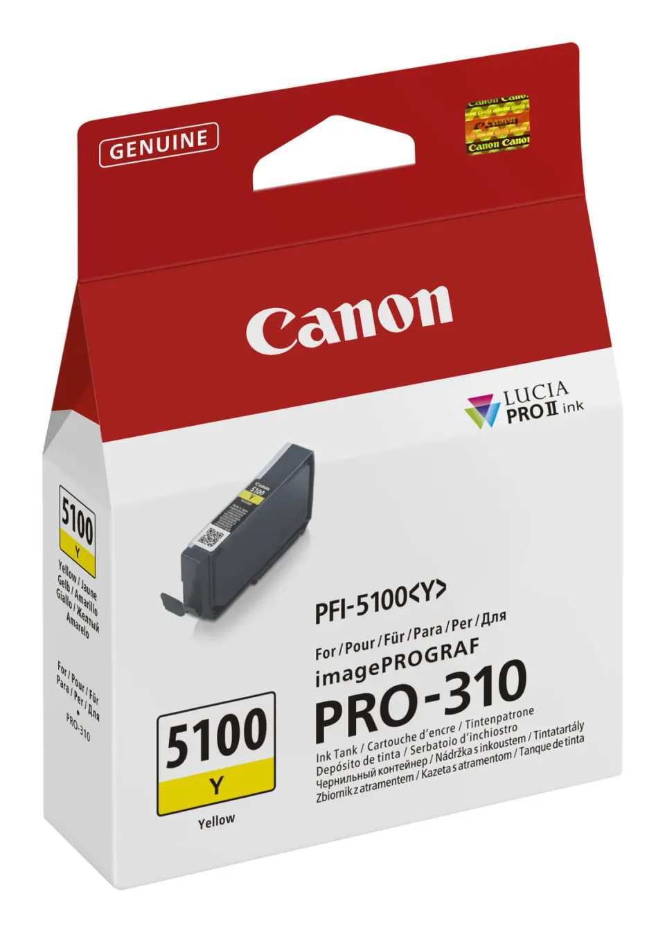 Canon cartridge PFI-5100Y Yellow cartridge pro ImagePROGRAF PRO-310