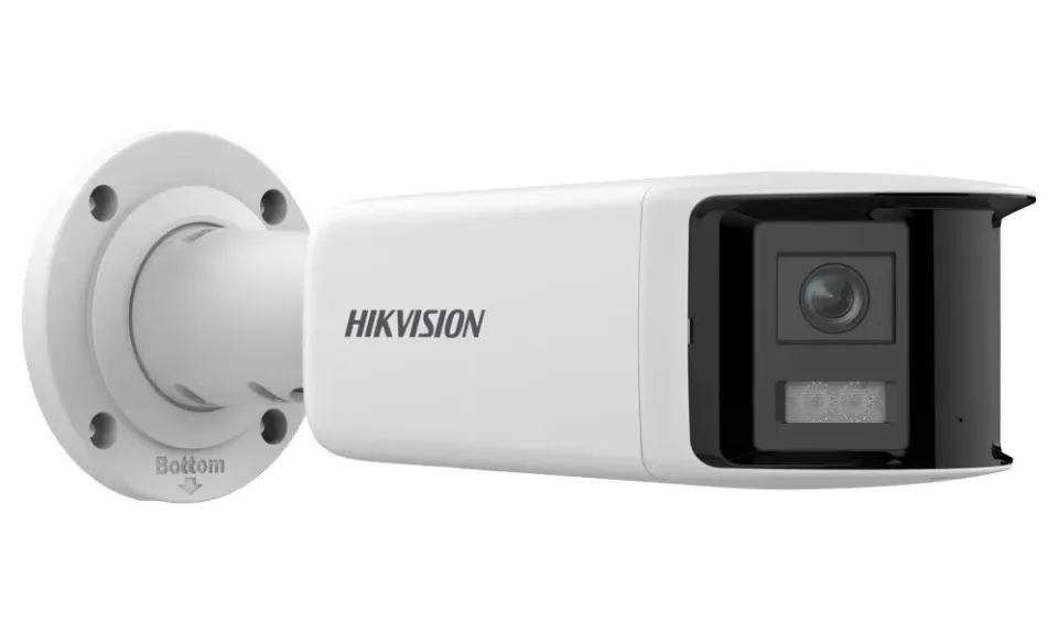 Hikvision DS-2CD2T46G2P-ISU/SL(2.8mm)(C) 4MPix IP AcuSense panoram. kamera; IR 40m, WDR 120dB, Audio, Alarm, Mik, Blikač