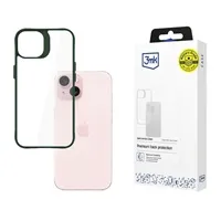 3mk ochranný kryt Satin Armor Case+ Green pro Apple iPhone 15
