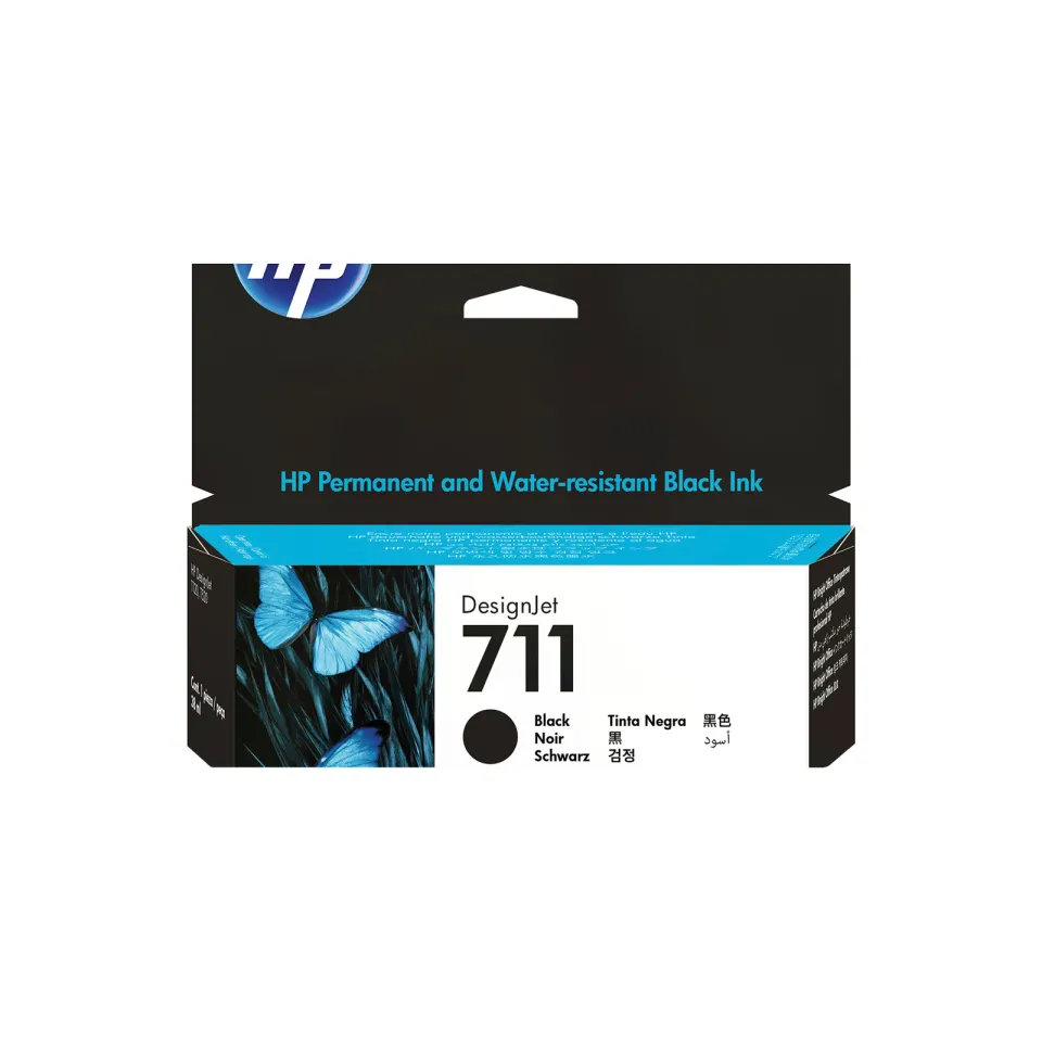 HP CZ129A náplň č.711 černá malá 38ml (black, pro DesignJet T120, T130, T520)