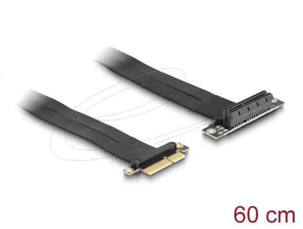 Delock Riser karta PCI Express, ze zástrčky x4 na slot x4 90° pravoúhlý, s kabel