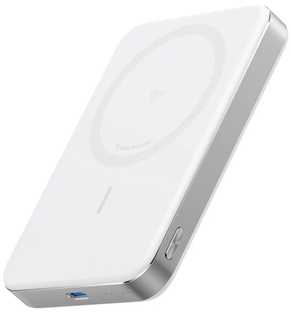 Anker MagGo Powerbanka/ 10000mAh/ 30W/ Bezdrátové nabíjení/ bílá