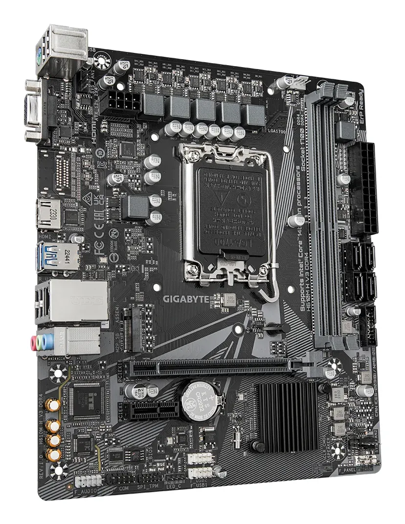 GIGABYTE MB Sc LGA1700 H610M H V3 DDR4, Intel H610, 2xDDR4, 1xHDMI, 1xVGA, mATX