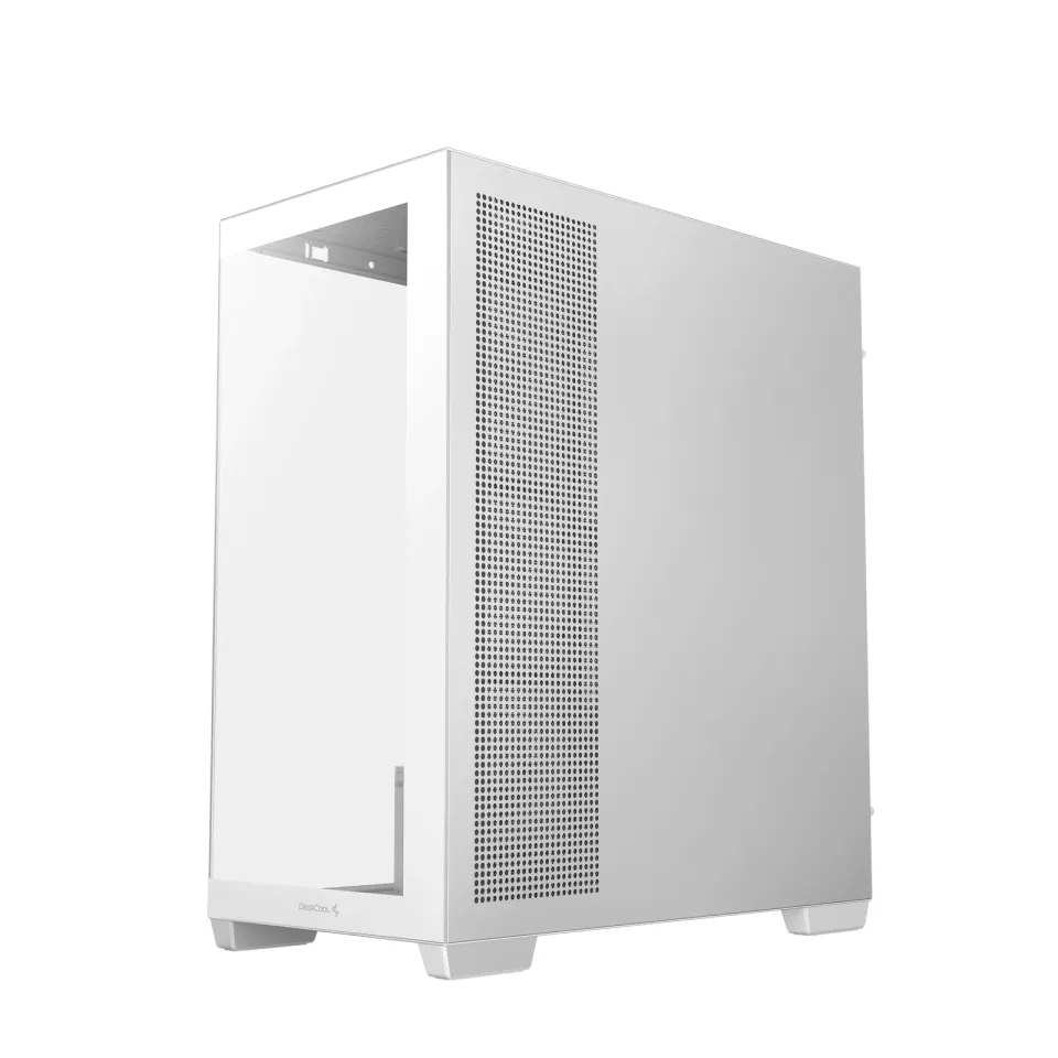 DEEPCOOL skříň CG580 4F / ATX / 4x120mm ARGB fans / 2xUSB 3.0 / panoramatická / tvrzené sklo / bílá