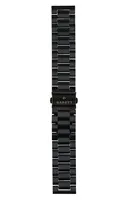 Garett univerzální řemínek 22 mm, černý kovový, typ Solid