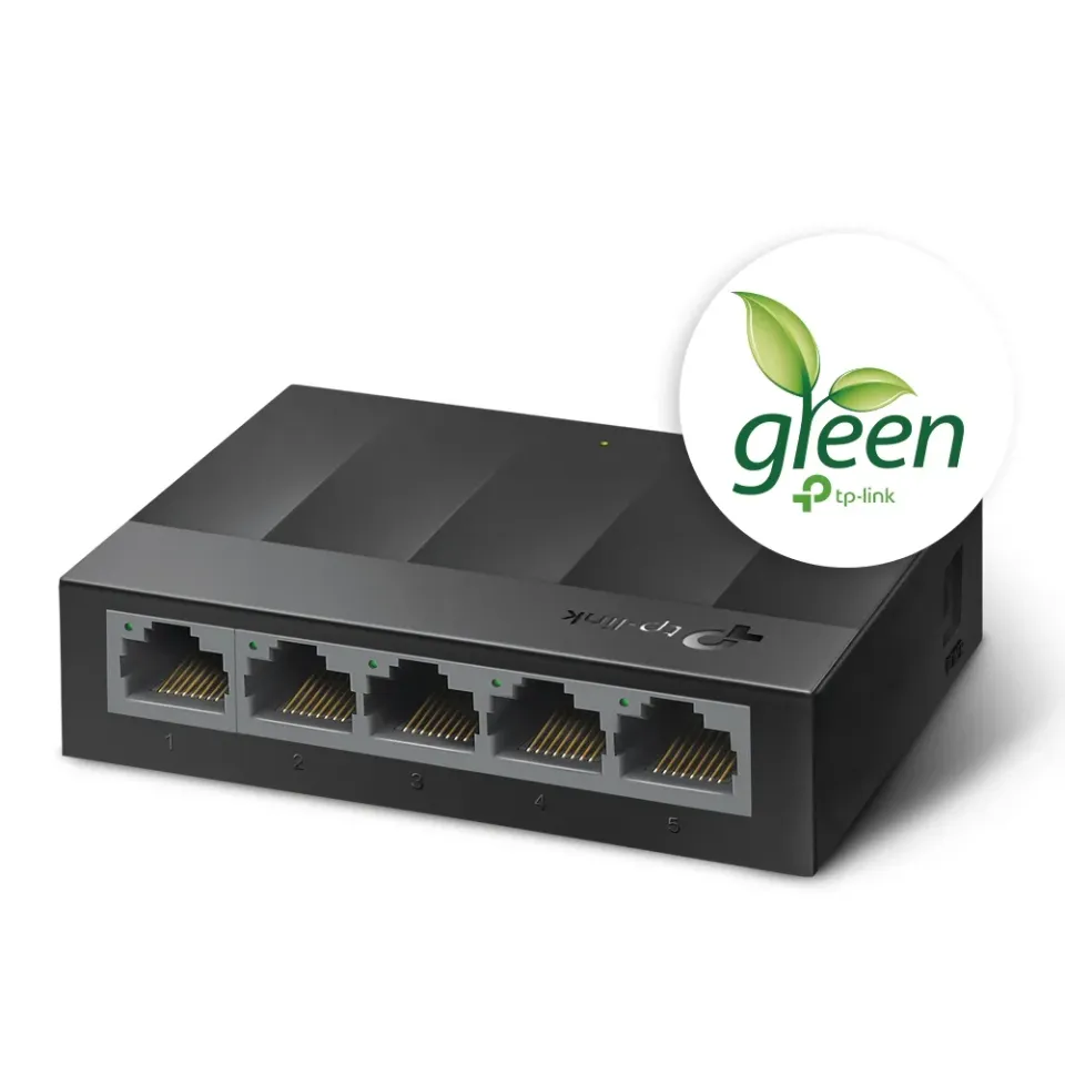 TP-LINK LS1005G 5xTP 10/100/1000Mbps 5port switch Fanless