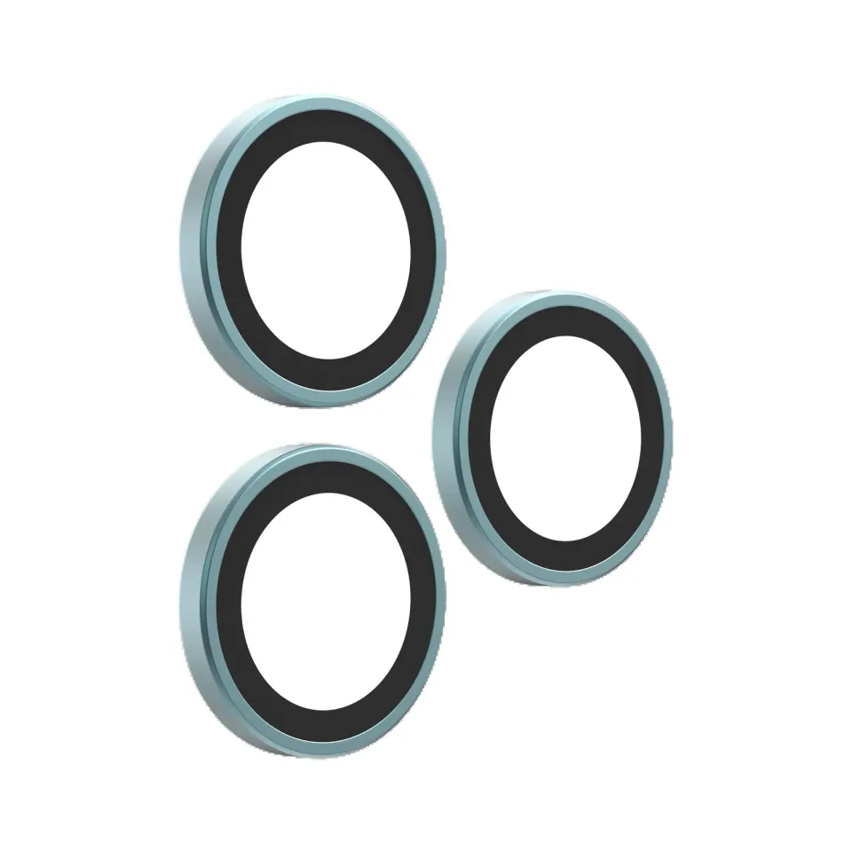 Glass Elite Anti-Reflective Camera Rings for Apple iPhone 18 Pro Max / 18 Pro - Blue