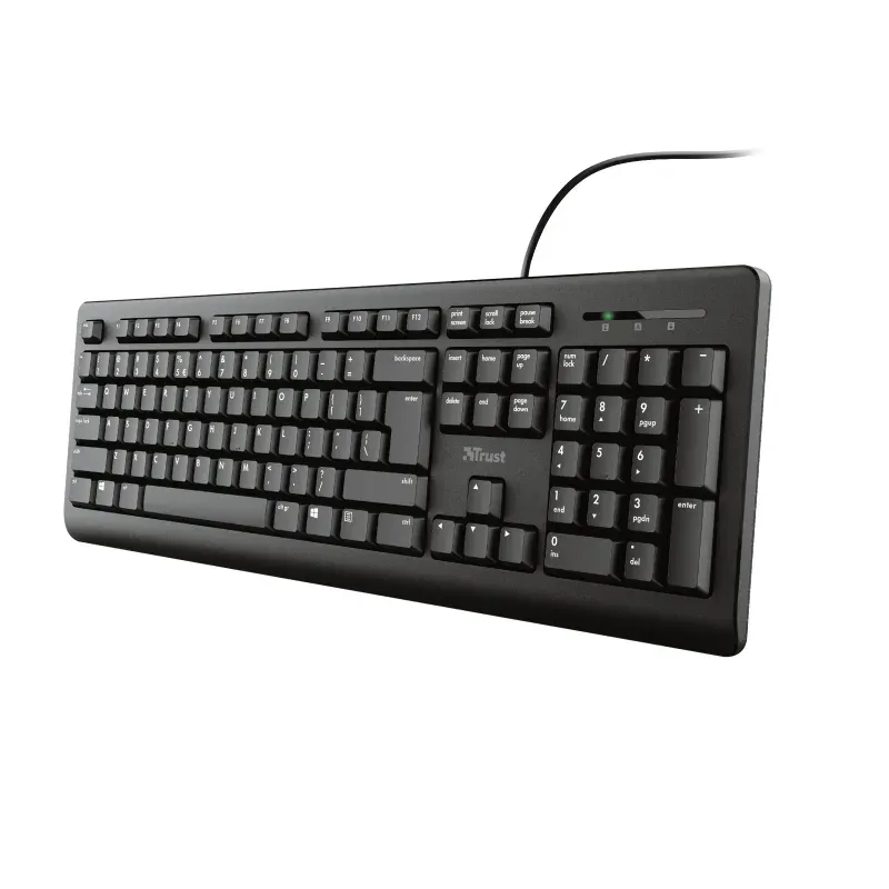 TRUST klávesnice PRIMO, membránová, USB, DE