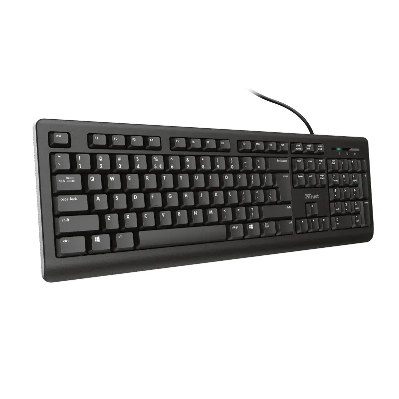 TRUST klávesnice PRIMO, membránová, USB, DE