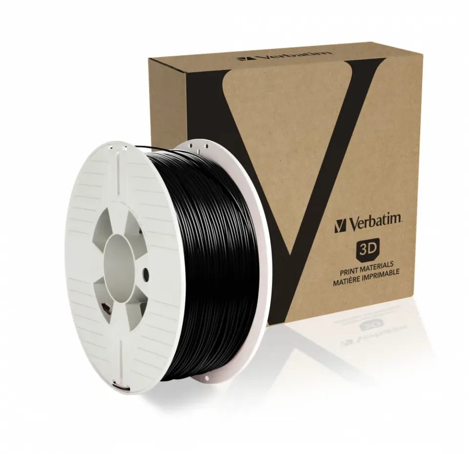 VERBATIM 3D Printer Filament ABS 1.75mm, 404m, 1kg black (55010 OLD)