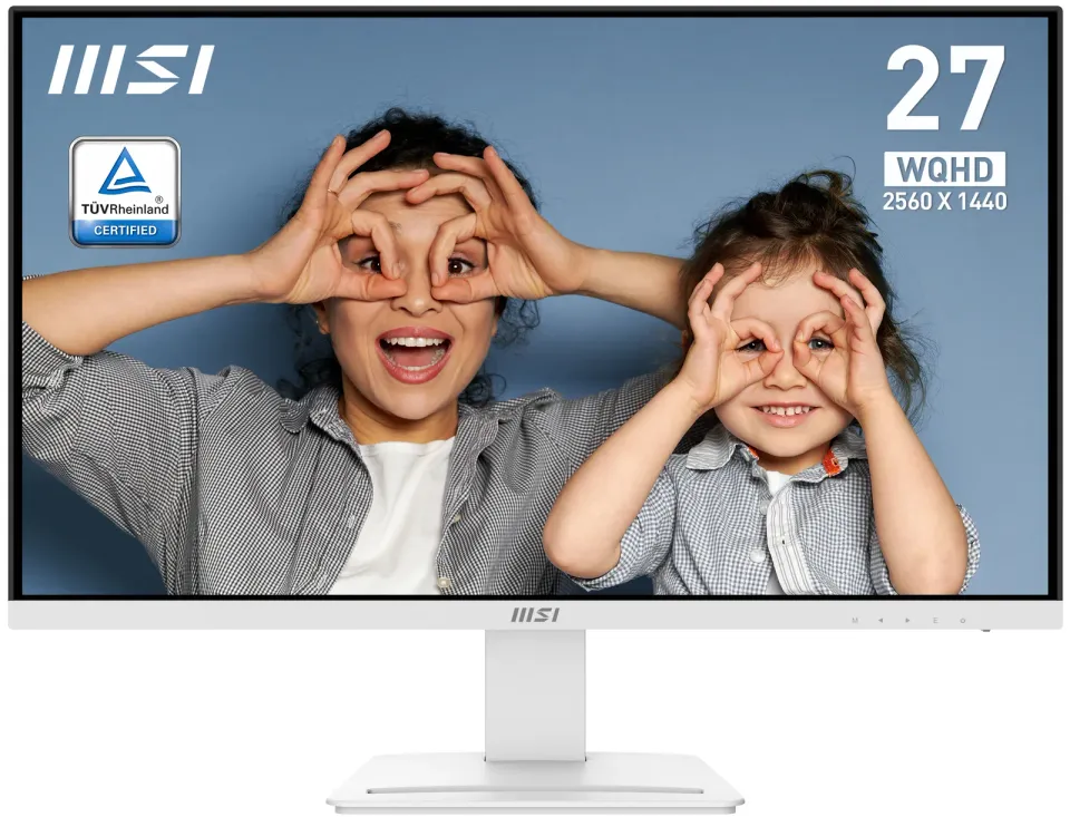 MSI monitor PRO MP273QW E2, 27" IPS/2560 x 1440 (WQHD)/100Hz/1ms/DP/2x HDMI/bílá
