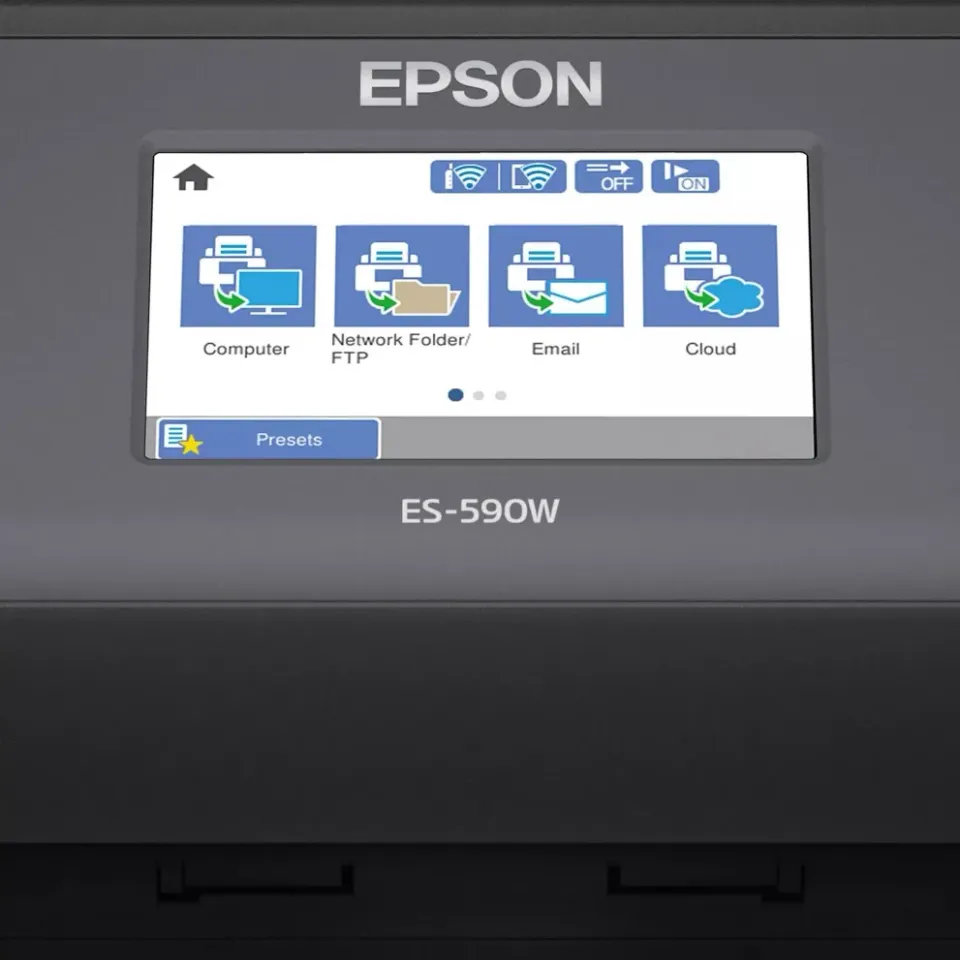 EPSON skener WorkForce ES-590W, A4, USB, Wi-Fi