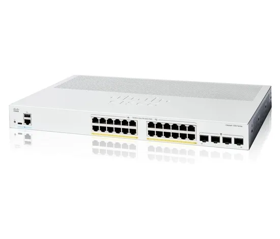 Cisco Catalyst switch C1200-24P-4X (24xGbE,4xSFP+,24xPoE+,195W,fanless) - REFRES