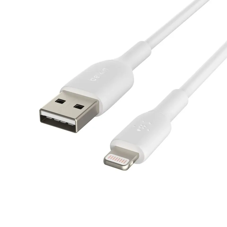 Belkin BOOST CHARGE Lightning/USB-A kabel, 3m, bílý