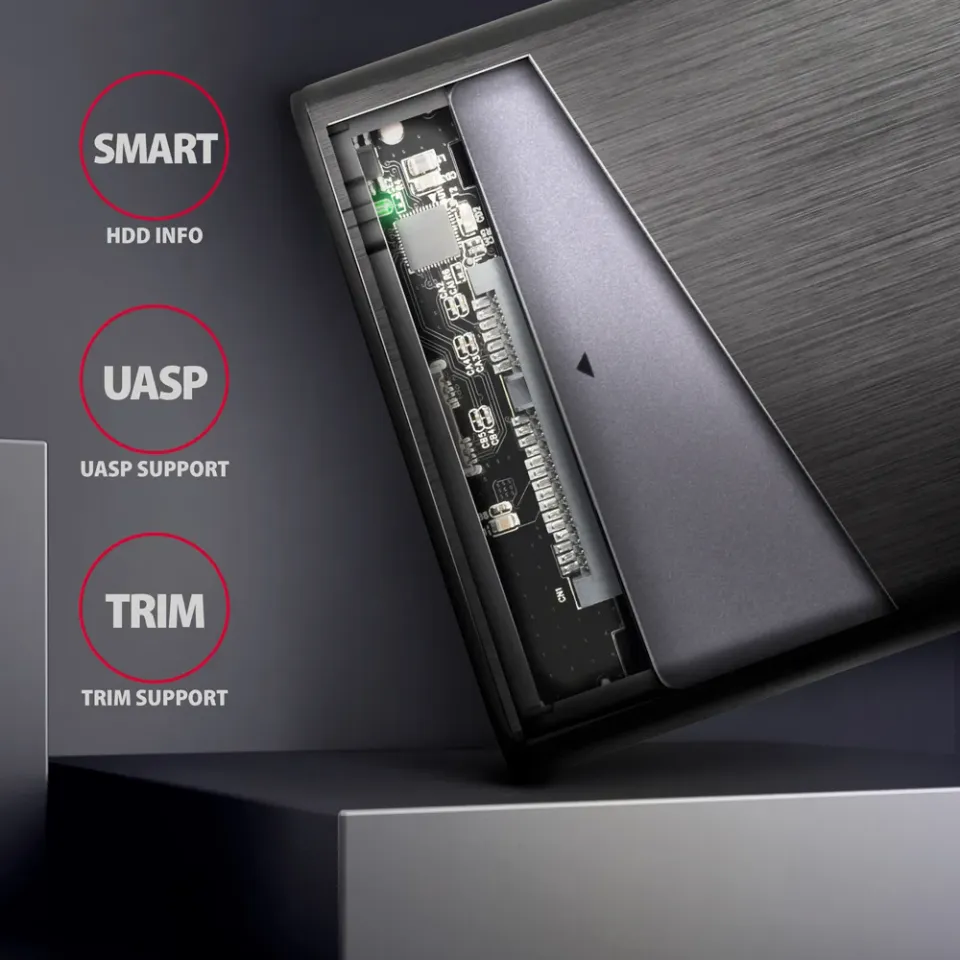 AXAGON EE25-A6C SuperSpeed USB 3.2 Gen 1 typ C, externí hliníkový box pro 2,5" S