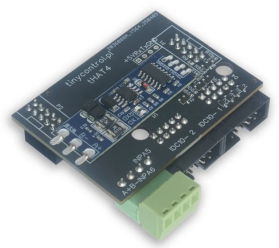 TINYCONTROL tHAT4 - rozšíření 2x IDC10 pro LAN ovladač LK3.9