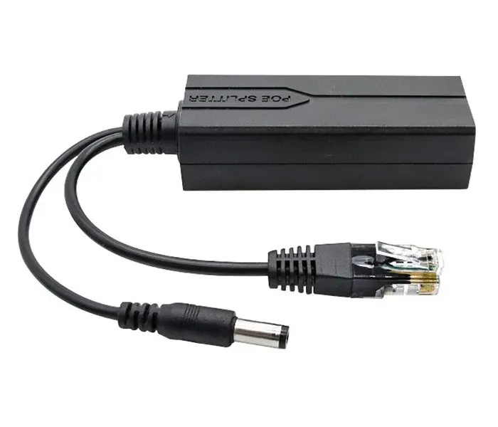 XtendLan XL-POES-12V1, PoE splitter 802.3af/at, 100Mb, stabilizovaných 12V/1.2A jack, přep. ochrana