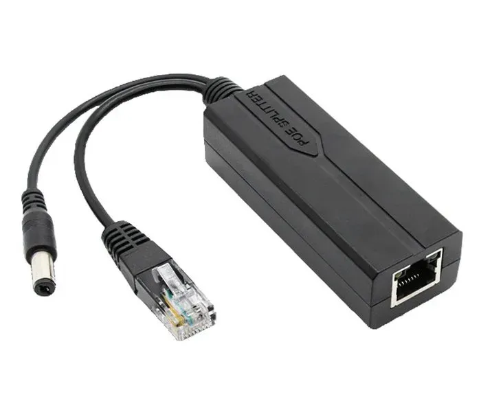 XtendLan XL-POES-12V1, PoE splitter 802.3af/at, 100Mb, stabilizovaných 12V/1.2A jack, přep. ochrana