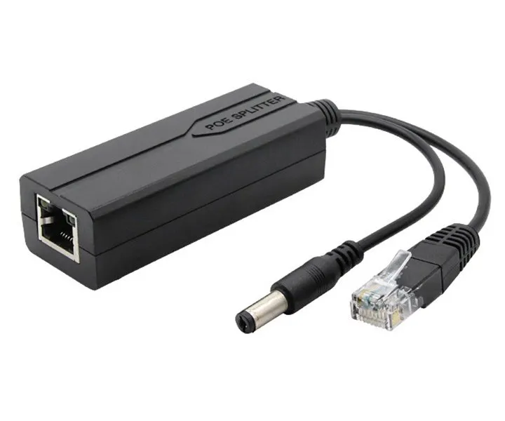 XtendLan XL-POES-12V1, PoE splitter 802.3af/at, 100Mb, stabilizovaných 12V/1.2A jack, přep. ochrana