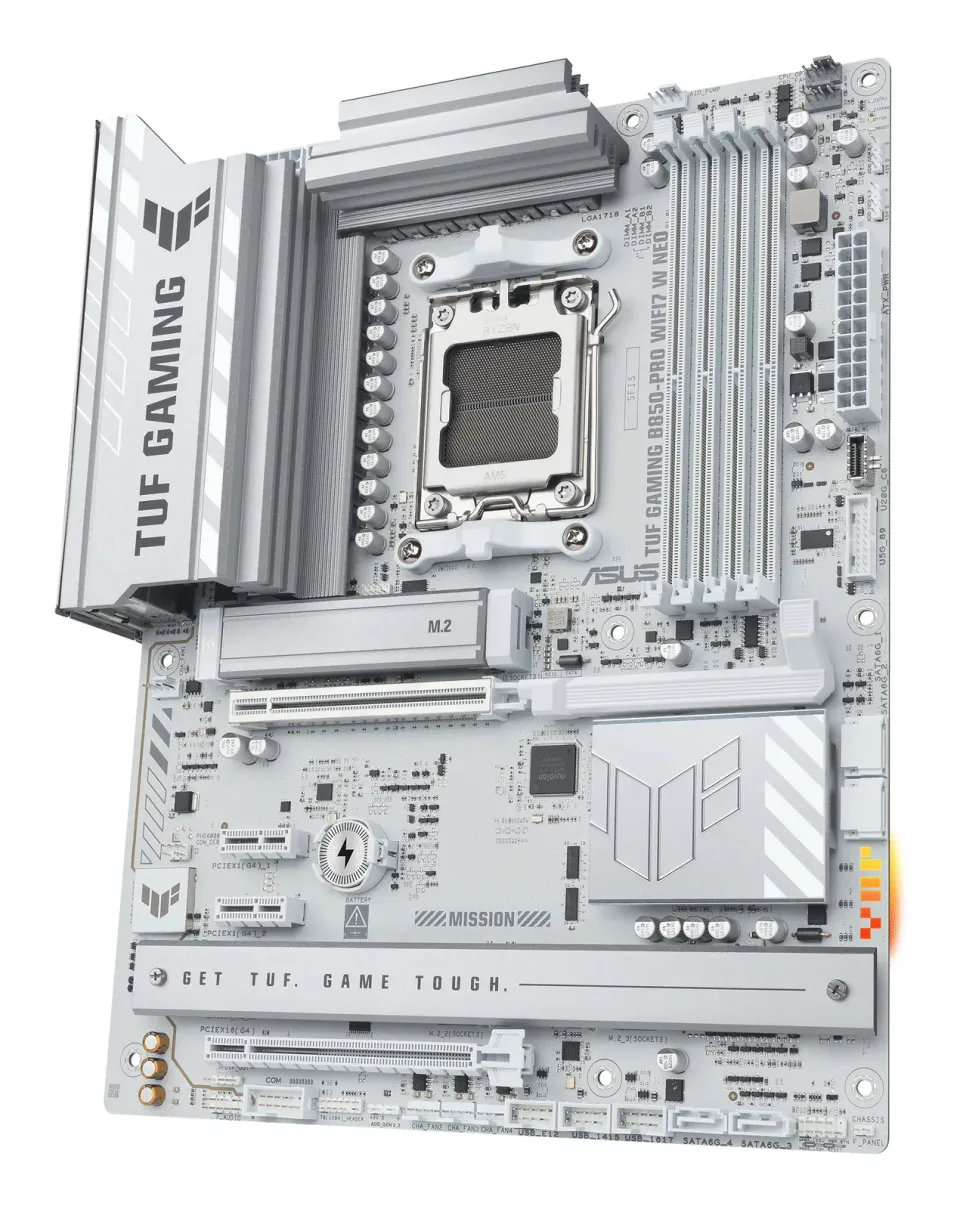 ASUS MB Sc AM5 TUF GAMING B850-PRO WIFI7 W NEO, AMD B850, 4xDDR5, 1xHDMI, 1xDP