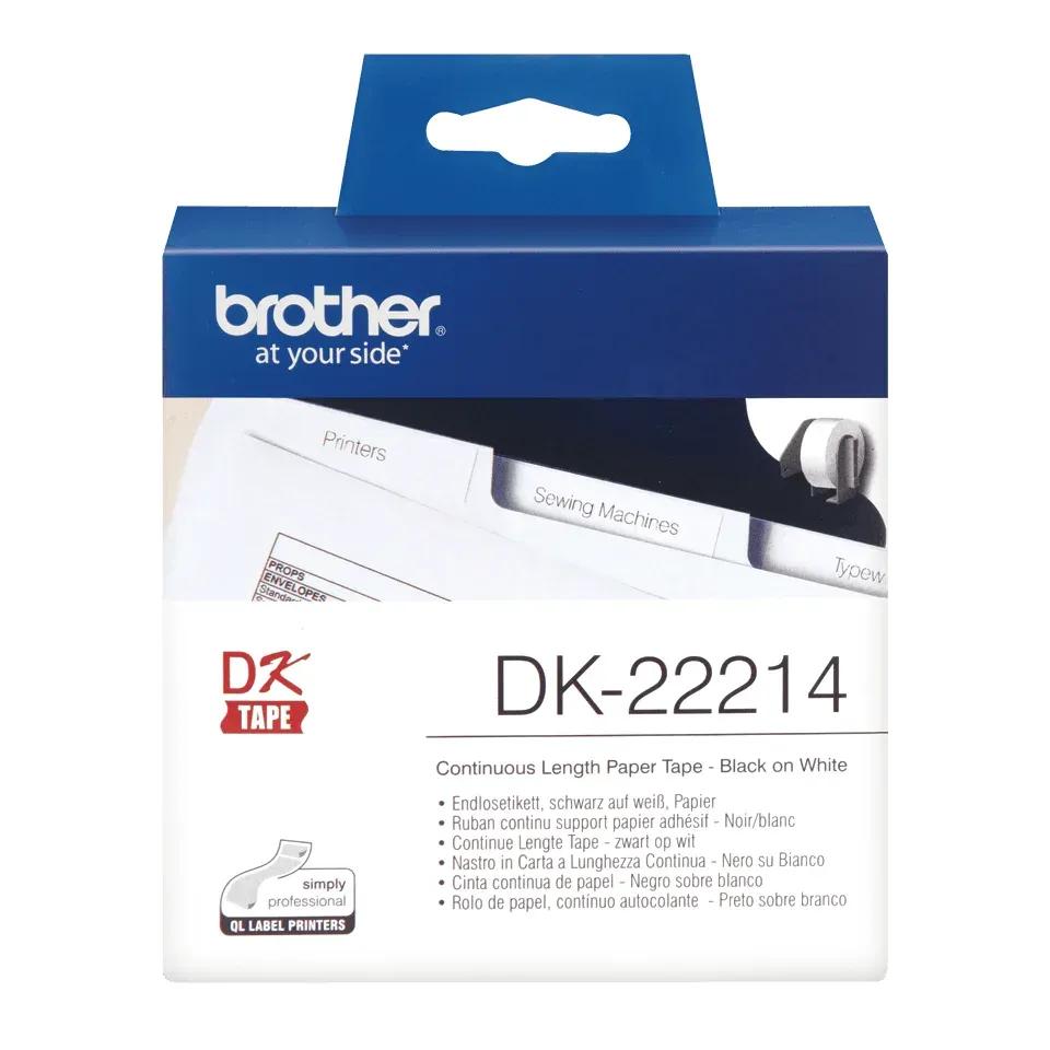 Brother - DK-22214 (papírová role 12mm x 30,48m)