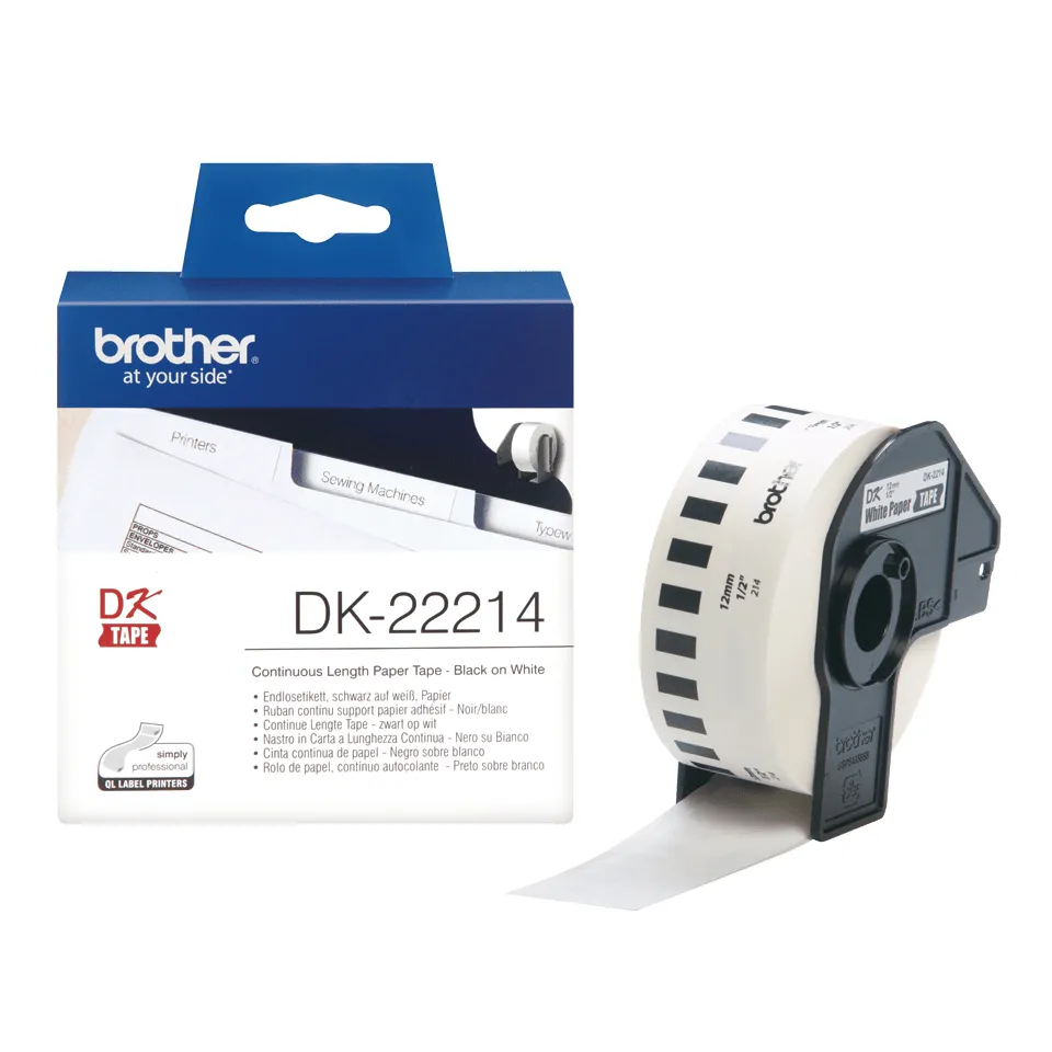 Brother - DK-22214 (papírová role 12mm x 30,48m)
