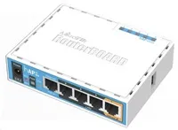 MikroTik hAP ac lite, 650MHz CPU, 64MB RAM, 5x LAN, 2.4 + 5GHz Wi-Fi 802.11b/g/n/ac, vč. L4