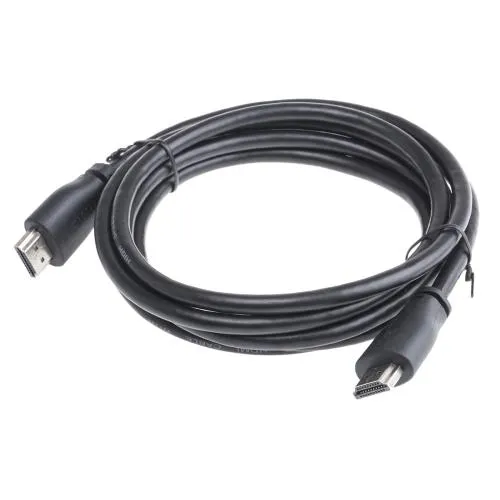 RASPBERRY PI kabel propojovací HDMI (M) na HDMI (M), stíněný, černý, 2m