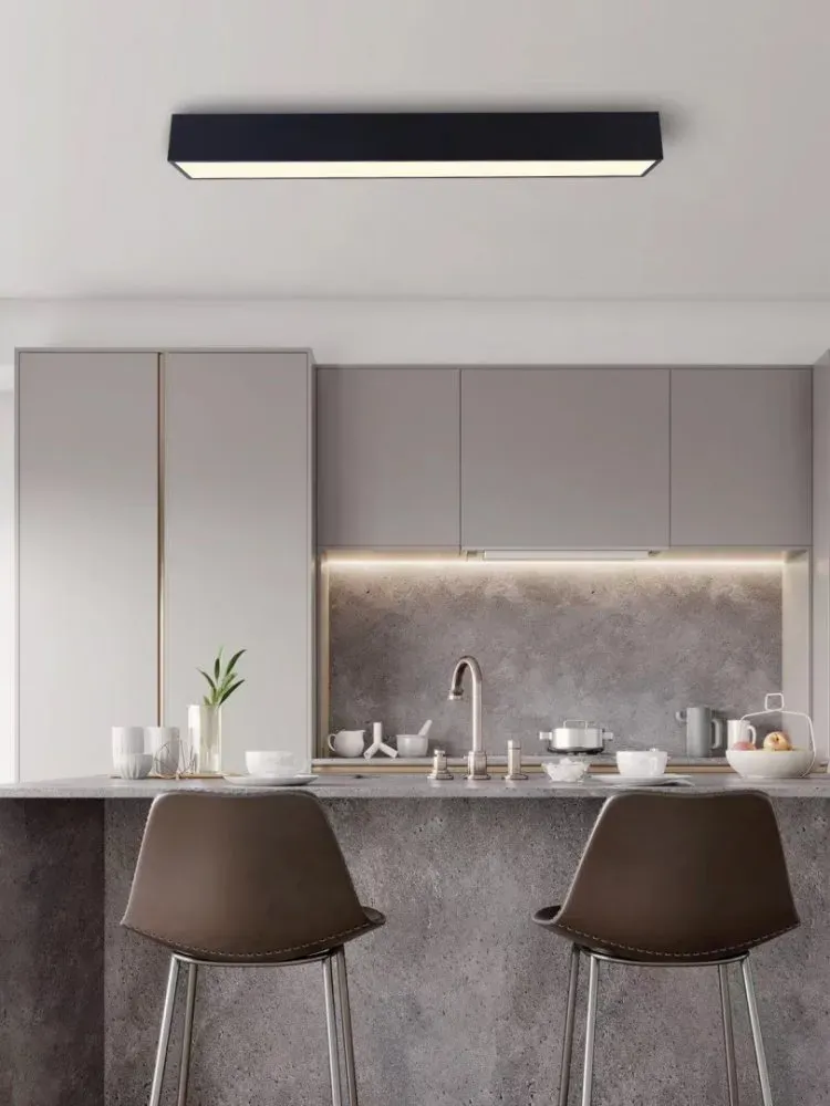 IMMAX NEO CANTO SMART stropní svítidlo 90x15cm, 50W černé Zigbee 3.0, TUYA