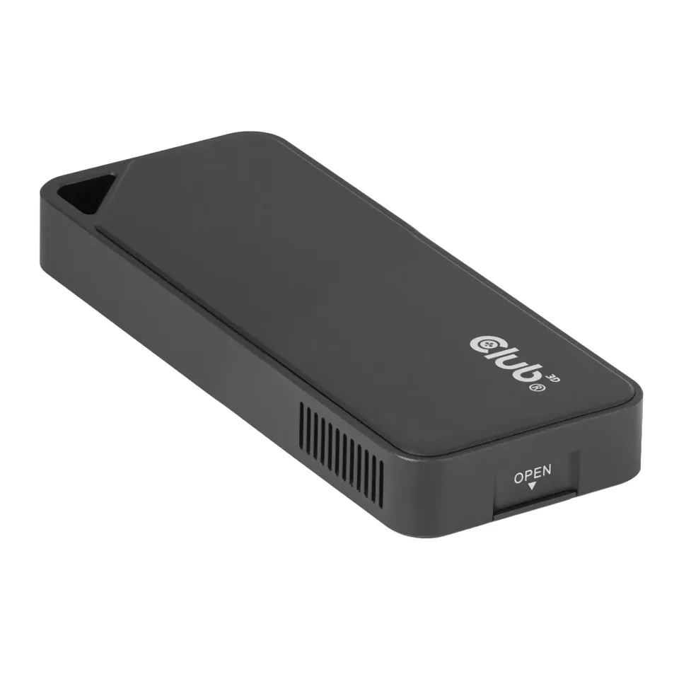 Club3D Externí box pro M.2 NVMe SSD s ventilátorem, USB4 40Gbps