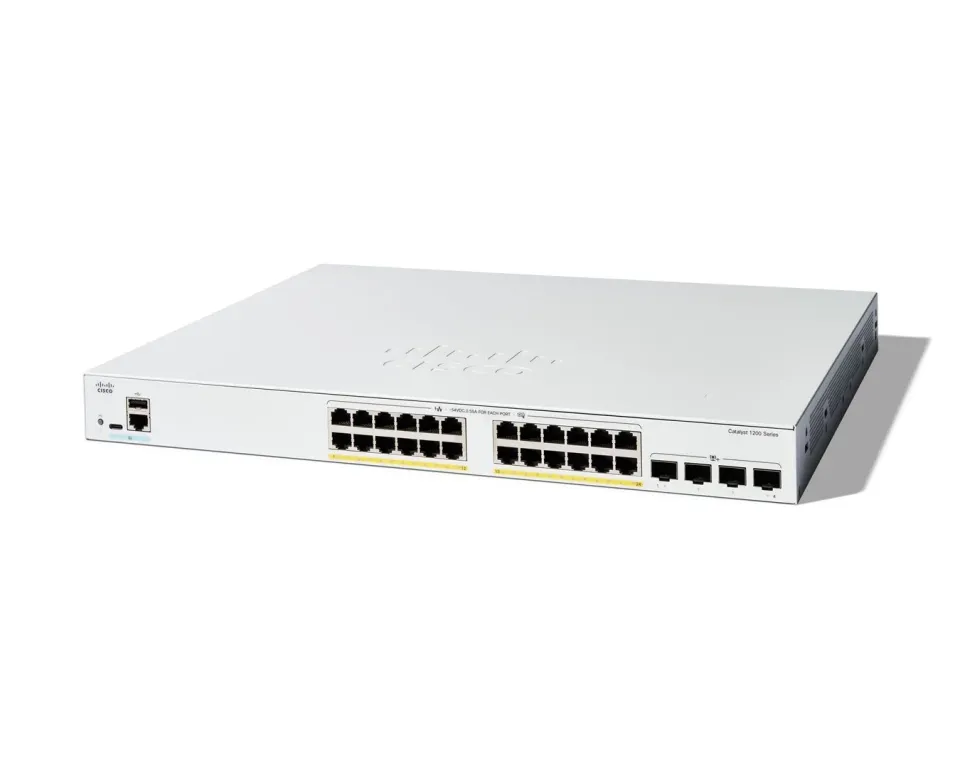 Cisco Catalyst switch C1200-24FP-4X (24xGbE,4xSFP+,24xPoE+,375W)