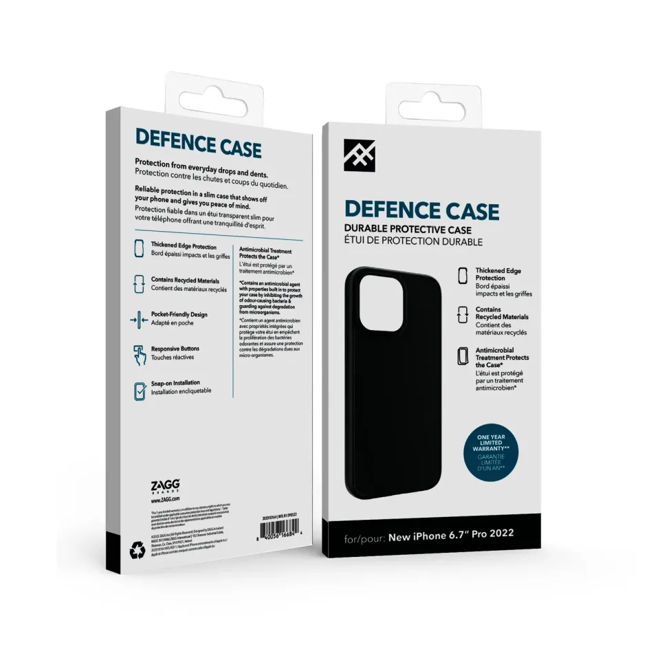 ZAGG Cases Defence iPhone 14 Pro Max - černý