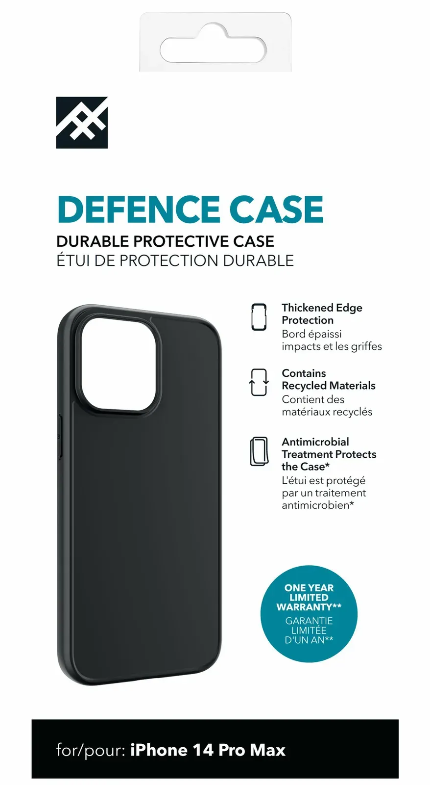 ZAGG Cases Defence iPhone 14 Pro Max - černý