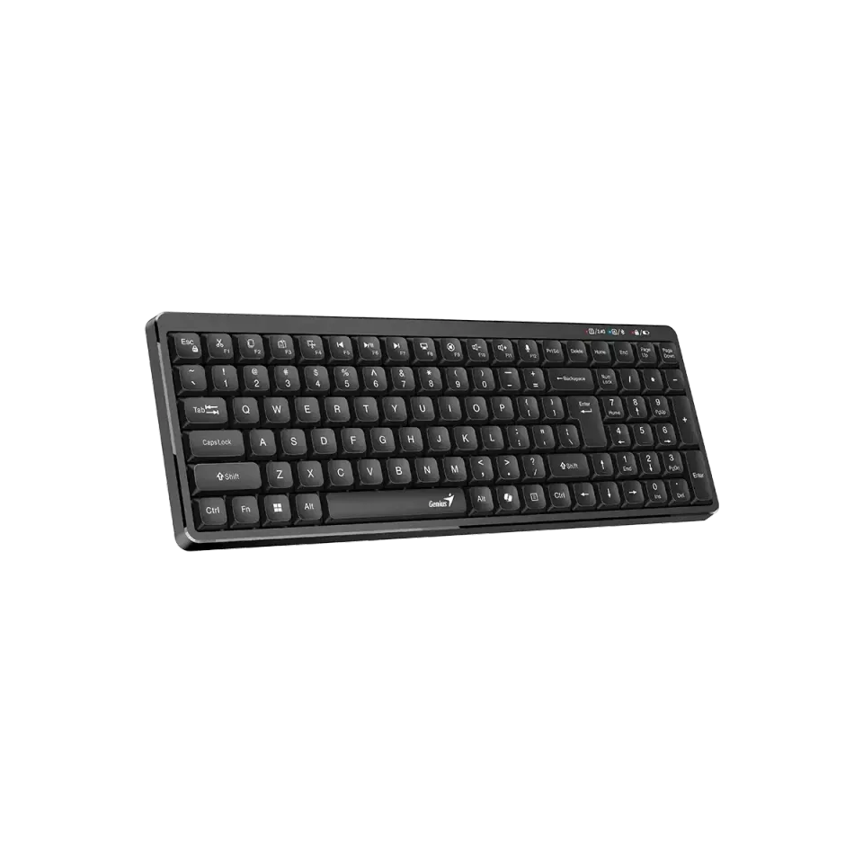 Genius LuxeMate Q7100BT,Klávesnice,bezdrátová,CZ+SK layout,retro klávesy,Copilot