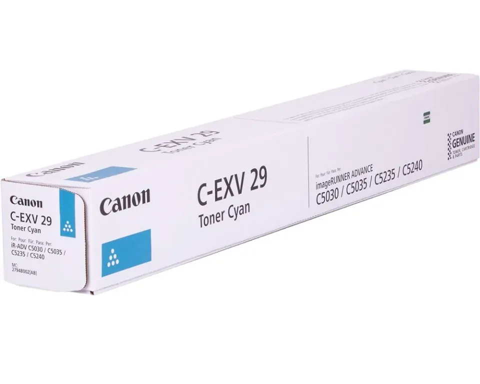 Canon originální toner C-EXV-29/ iR-C5030/ 5035/ 27 000 stran/ azurový