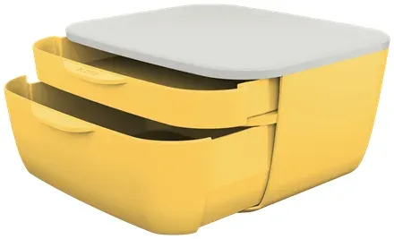 LEITZ Zásuvkový box Cosy, teplá žlutá