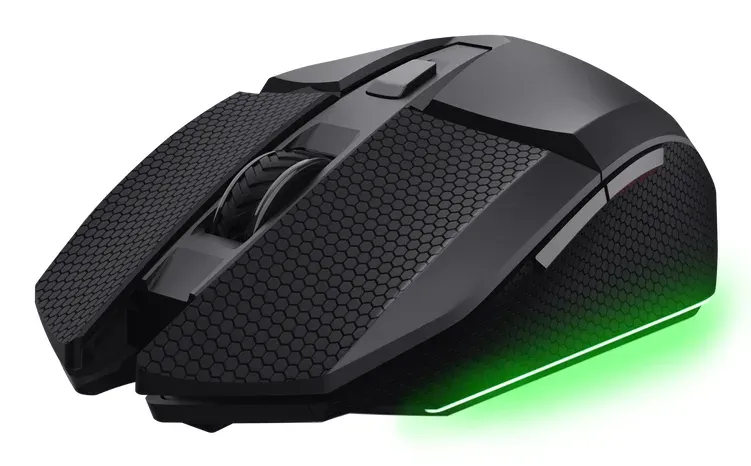 TRUST Myš GXT 122 Felox+, Bezdrátová, RGB, černá