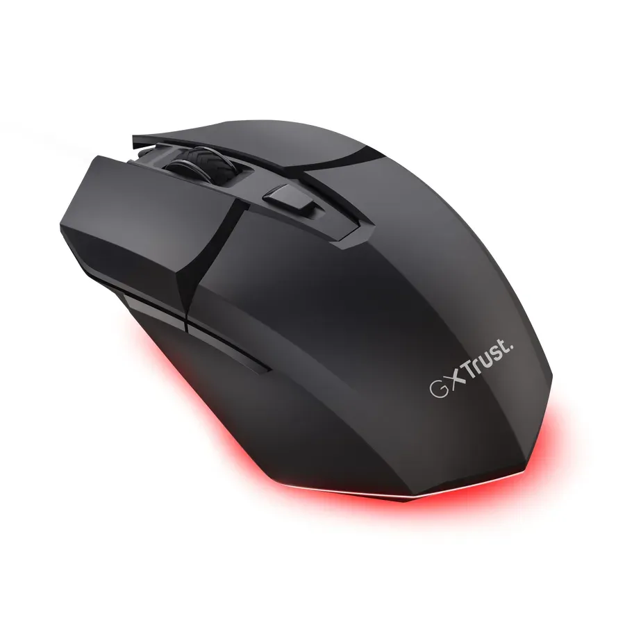 TRUST Myš GXT 122 Felox+, Bezdrátová, RGB, černá