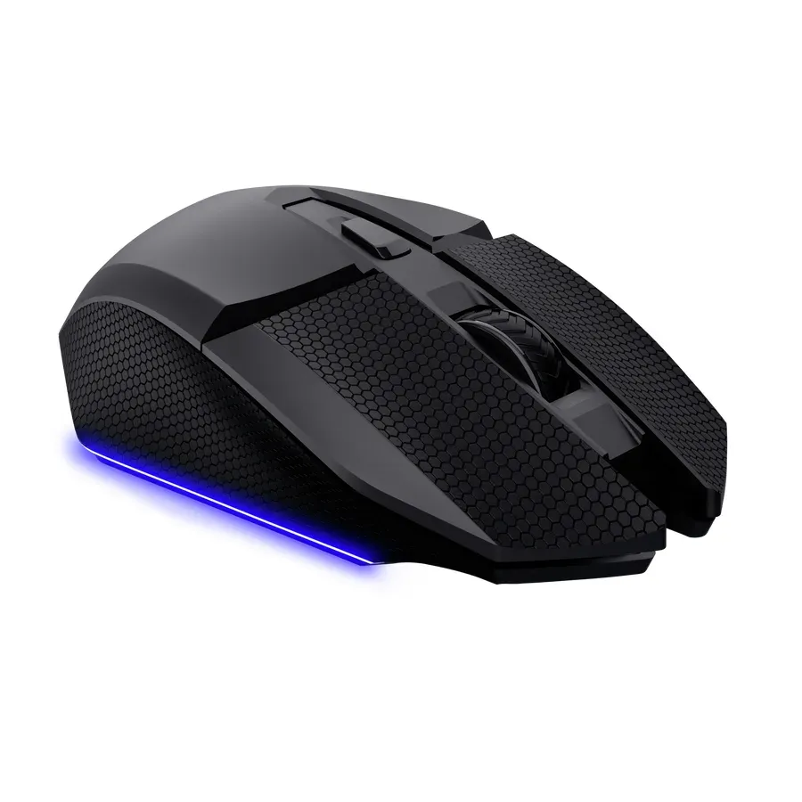 TRUST Myš GXT 122 Felox+, Bezdrátová, RGB, černá